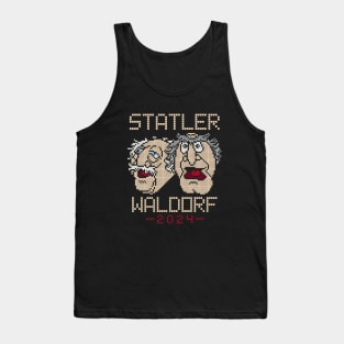 POXELART - Statler and Waldorf for president 2024 Tank Top